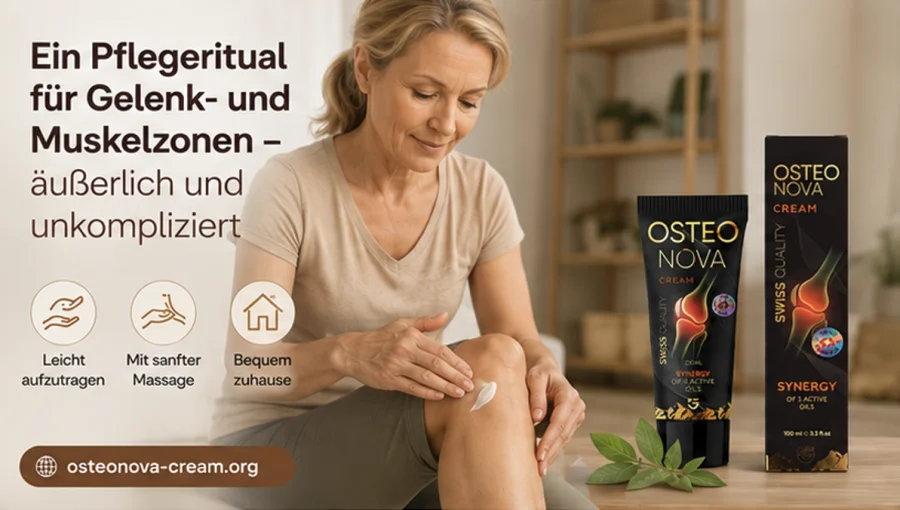 Osteonova Cream — äußerliches Pflegeritual für Gelenke und Muskeln zu Hause